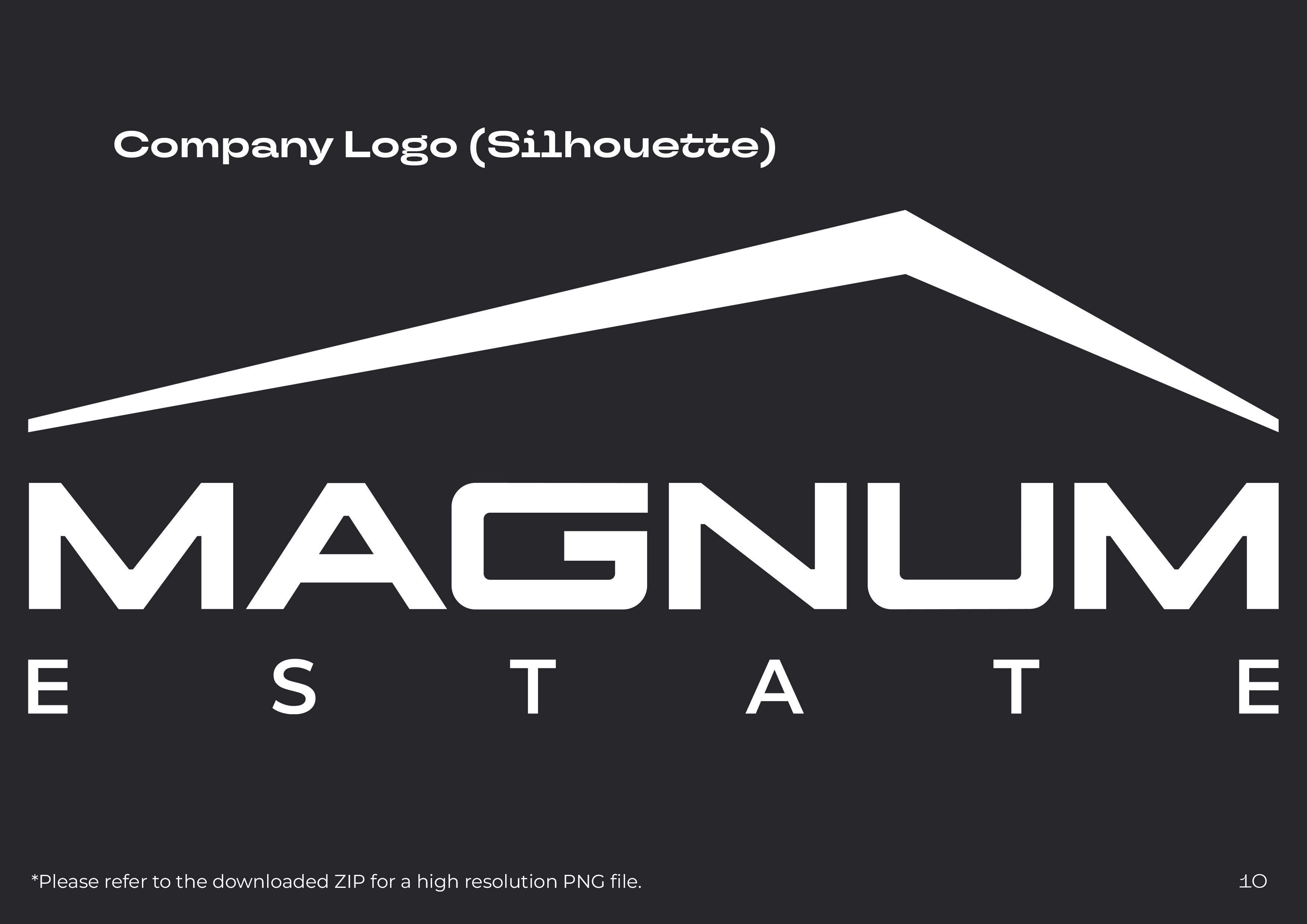 Magnum Estate Logo Silhouette