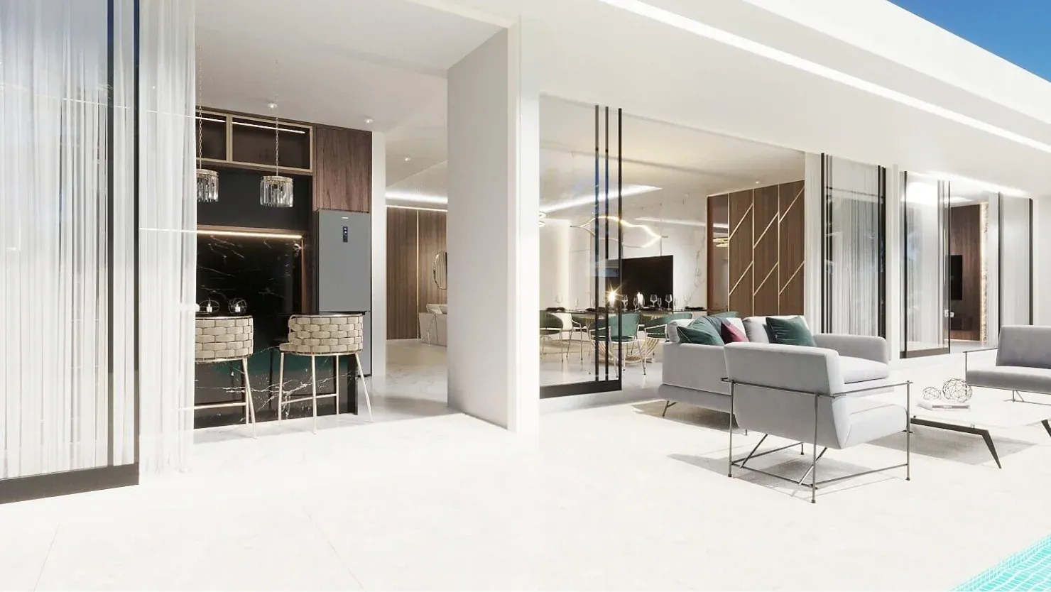 luxury villa interior