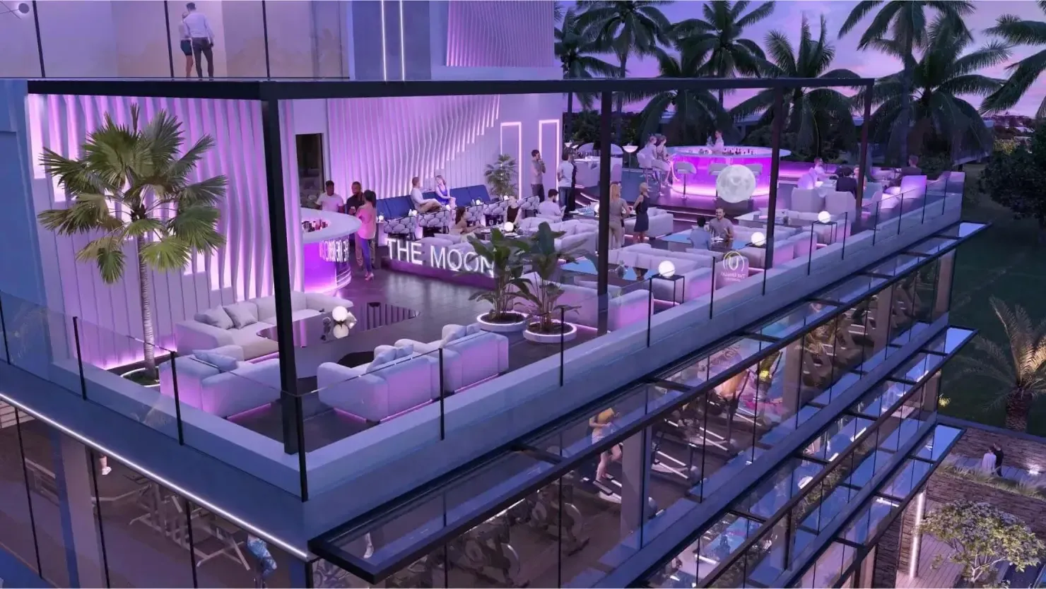 Luxury villa in Bali with tropical garden