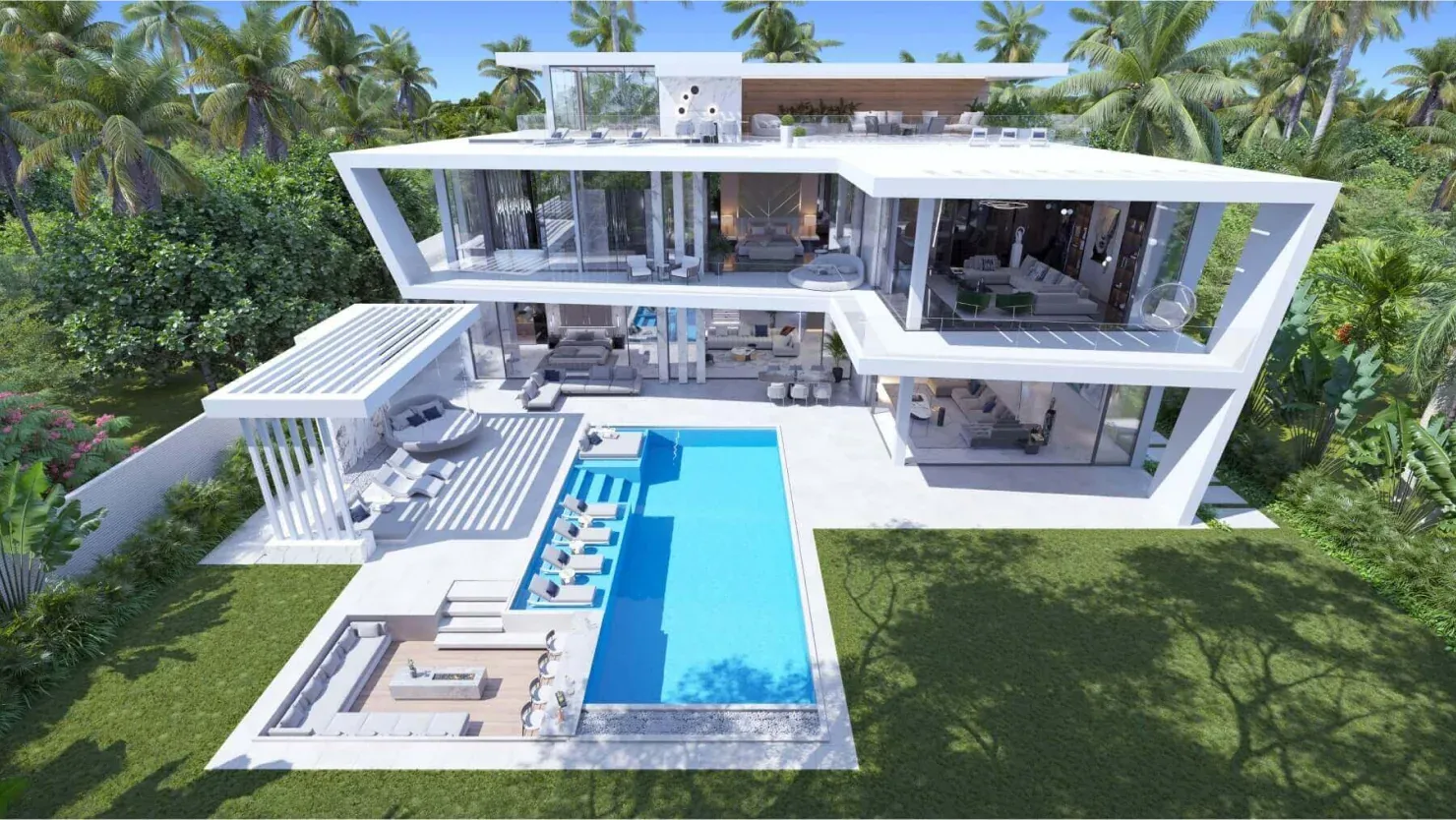 Dharma Residence complex located in Canggu, Bali