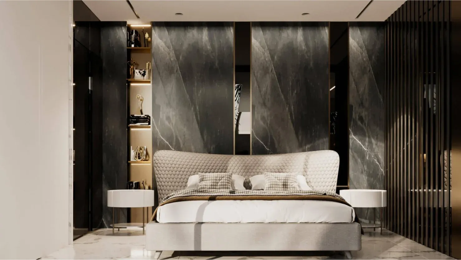 modern luxury interior dining room in bali