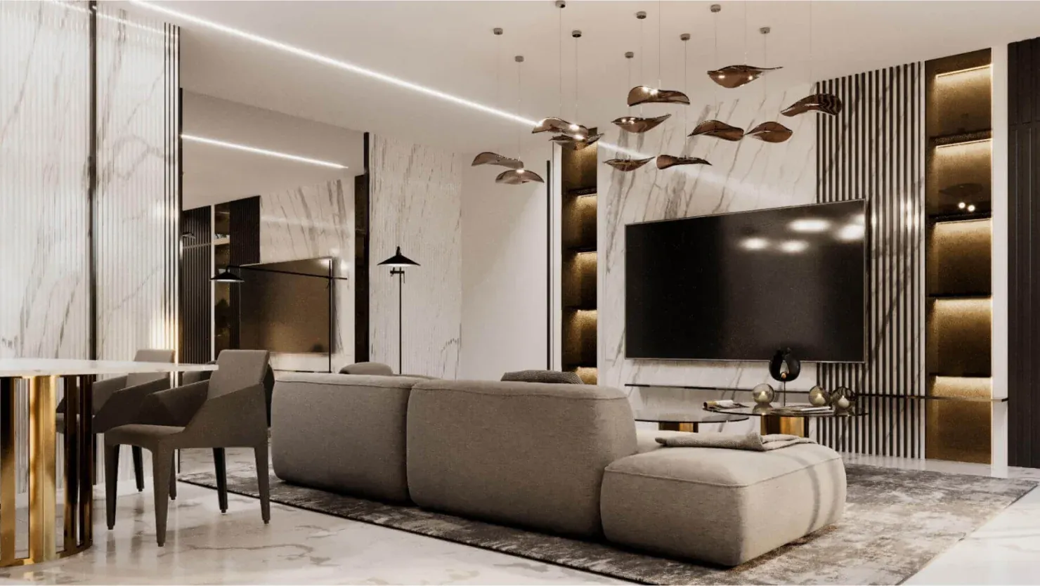 luxury villa interior