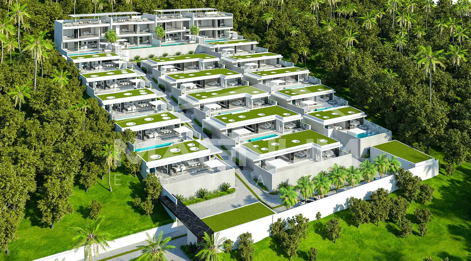 Sky Stars villa development in Bali, Indonesia.